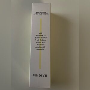 FINDIVE - Bakuchiol Ampoule Cream, 1% Bakuchiol, 1.01oz, K Beauty